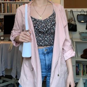 Lightweight pink spring jacket